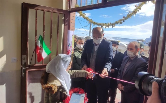 افتتاح آموزشگاه 2 کلاسه خیری شهید احمدی درروستای دیم سقرلو شهرستان نیر