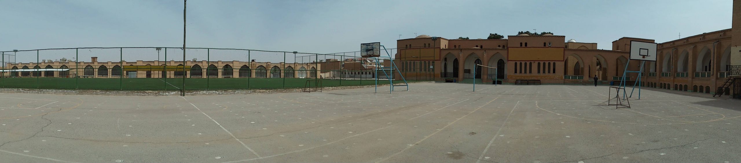 عکس پانوراما دبیرستان ایرانشهر یزد